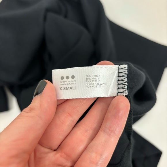 Three Dots Short Sleeve Mock Neck Dress Size XS - Picture 5 of 7